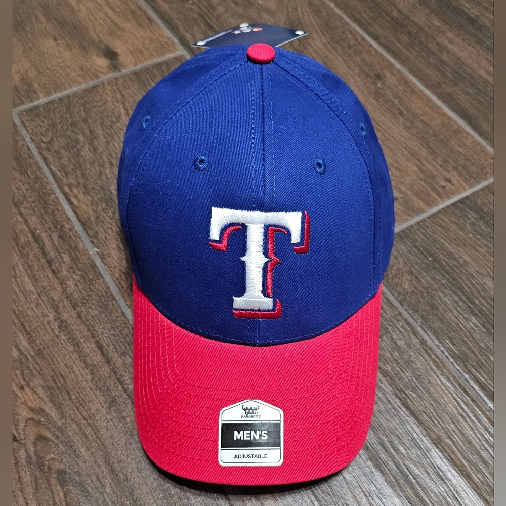 Texas Rangers Fan Favorite Adjustable Baseball Cap MLB Genuine Merchandise